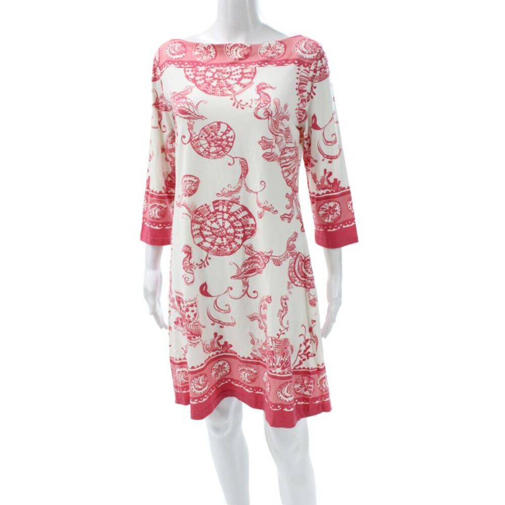Barbara Gerwit Women Shift Red Dress Size L